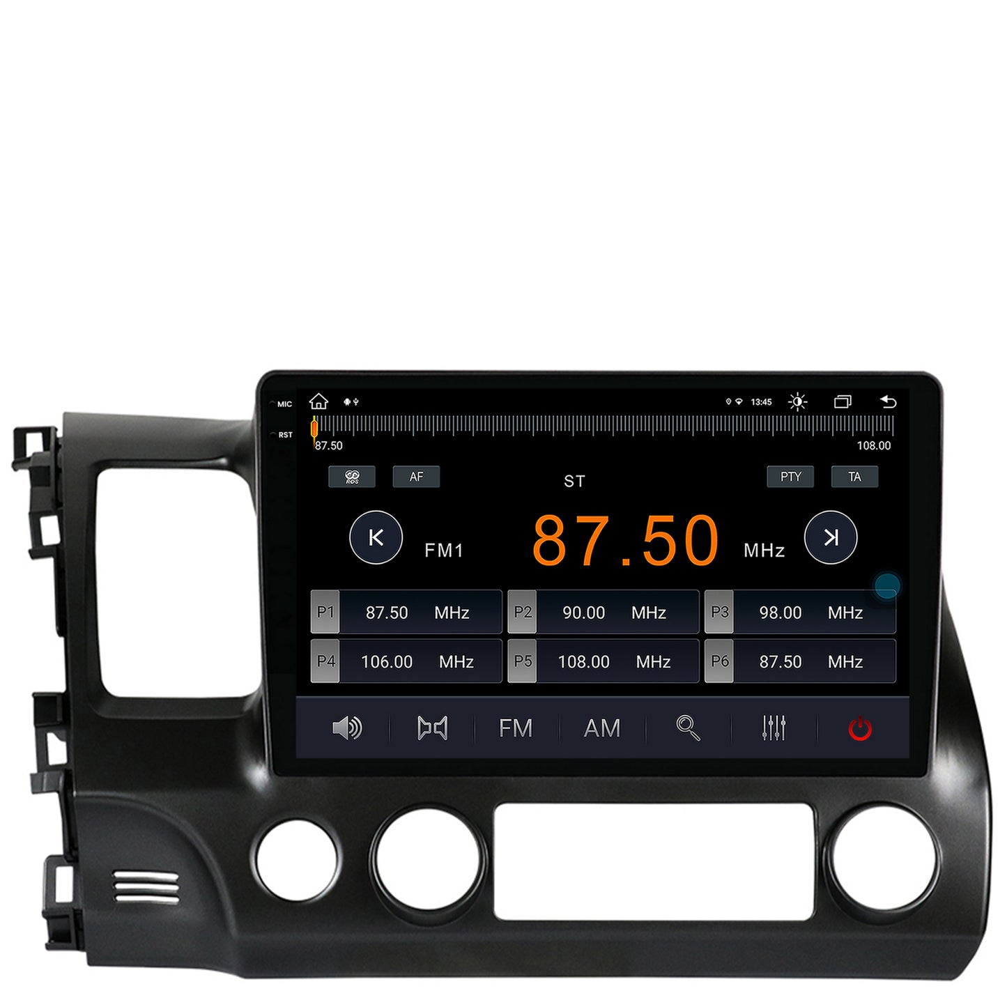 Navigatie Honda Civic (2005-2012), Android, V-Octacore / 4GB RAM + 64GB ROM, 10.36 Inch - AD-BGV10004+AD-BGRKIT008