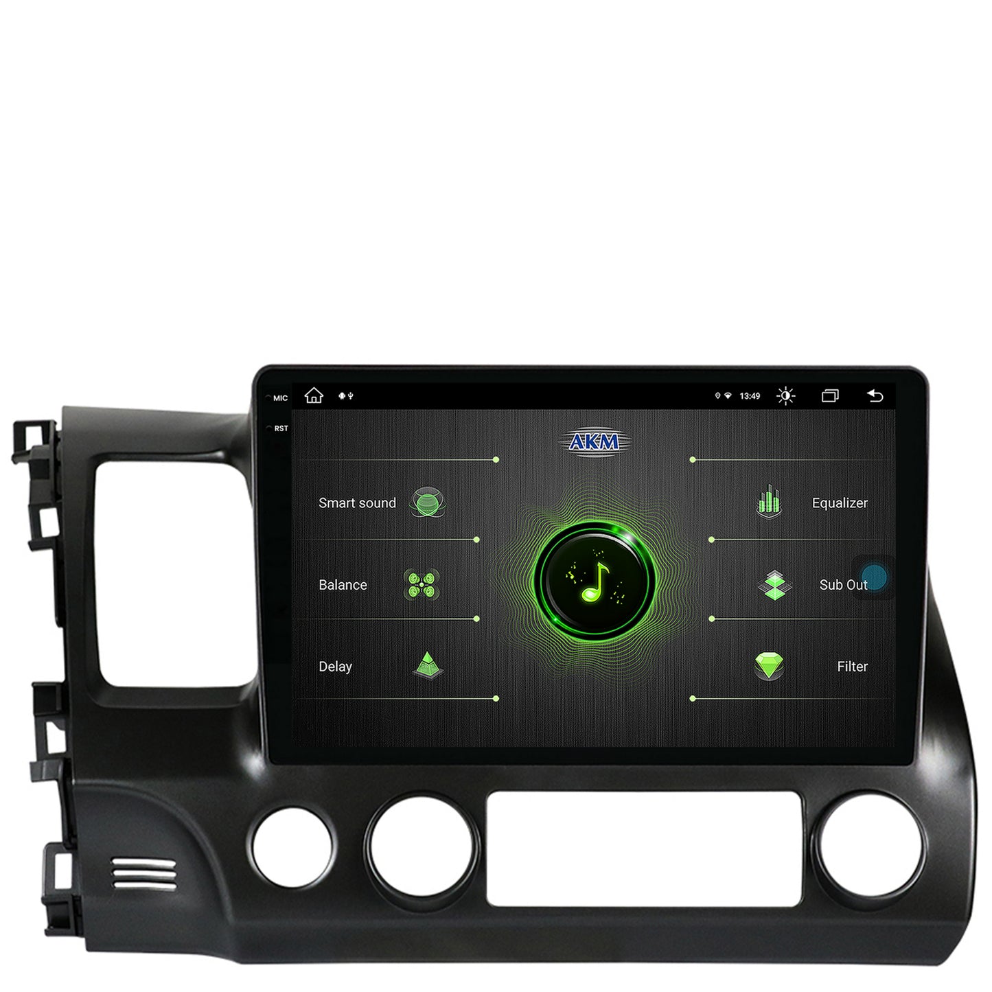 Navigatie Honda Civic (2005-2012), Android, V-Octacore / 4GB RAM + 64GB ROM, 10.36 Inch - AD-BGV10004+AD-BGRKIT008