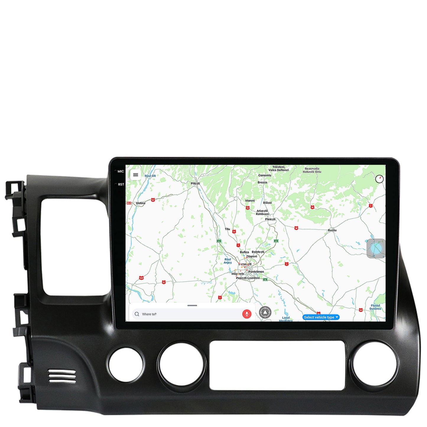 Navigatie Honda Civic (2005-2012), Android, X-Octacore / 8GB RAM + 256GB ROM, 10.36 Inch - AD-BGX10008+AD-BGRKIT008
