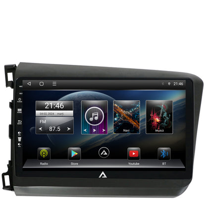 Navigatie Honda Civic (2012-2015), Android, E-Octacore / 2GB RAM + 32GB ROM, 9 Inch - AD-BGE9002+AD-BGRKIT007