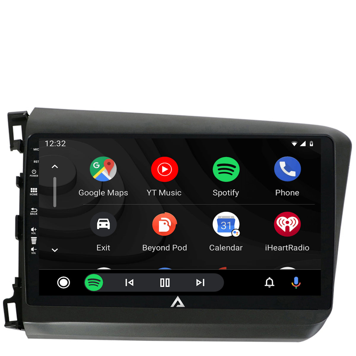 Navigatie Honda Civic (2012-2015), Android, P-Octacore / 2GB RAM + 32GB ROM, 9 Inch - AD-BGP9002+AD-BGRKIT007