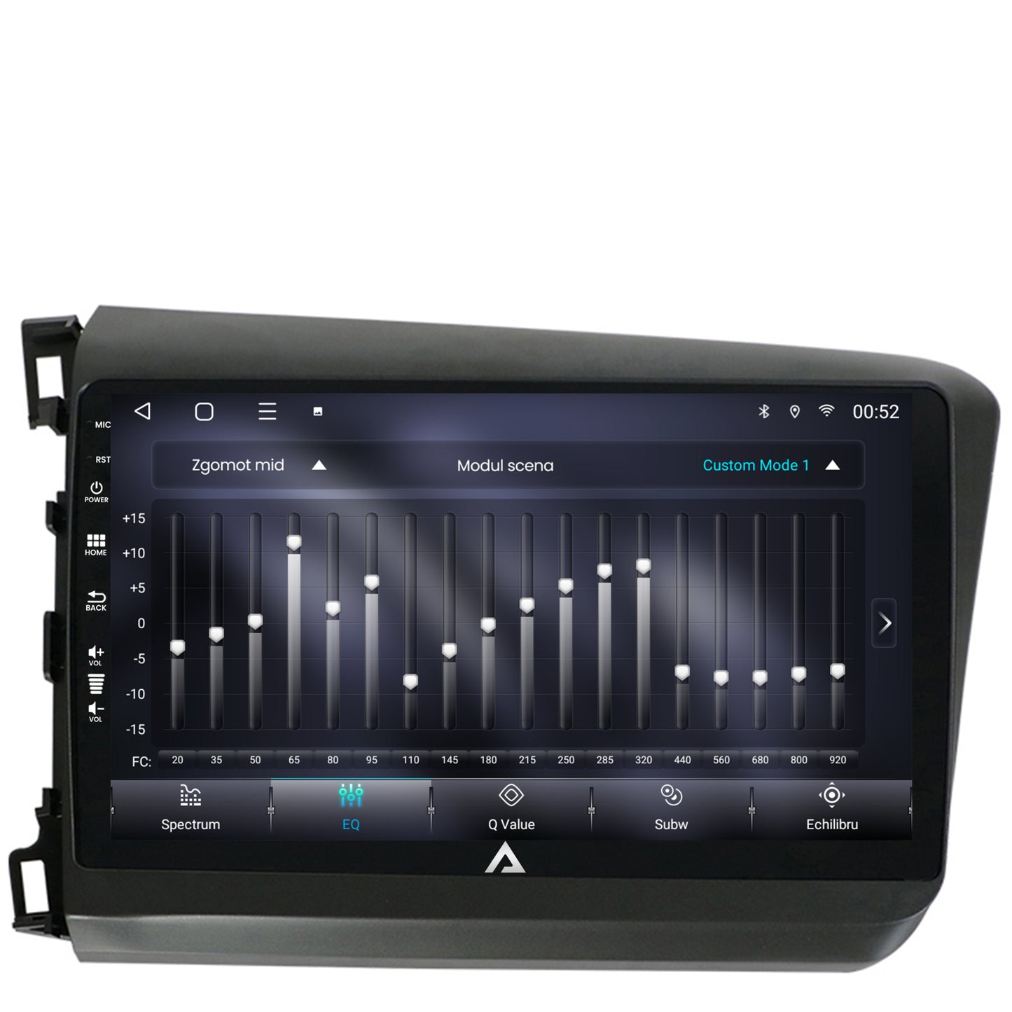 Navigatie Honda Civic (2012-2015), Android, P-Octacore / 2GB RAM + 32GB ROM, 9 Inch - AD-BGP9002+AD-BGRKIT007
