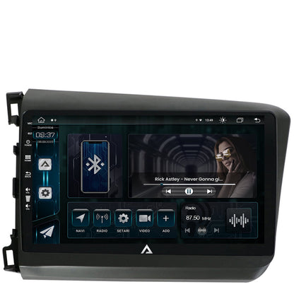 Navigatie Honda Civic (2012-2015), Android, Z-Octacore / 8GB RAM + 256GB ROM, 9 Inch - AD-BGZ9008+AD-BGRKIT007