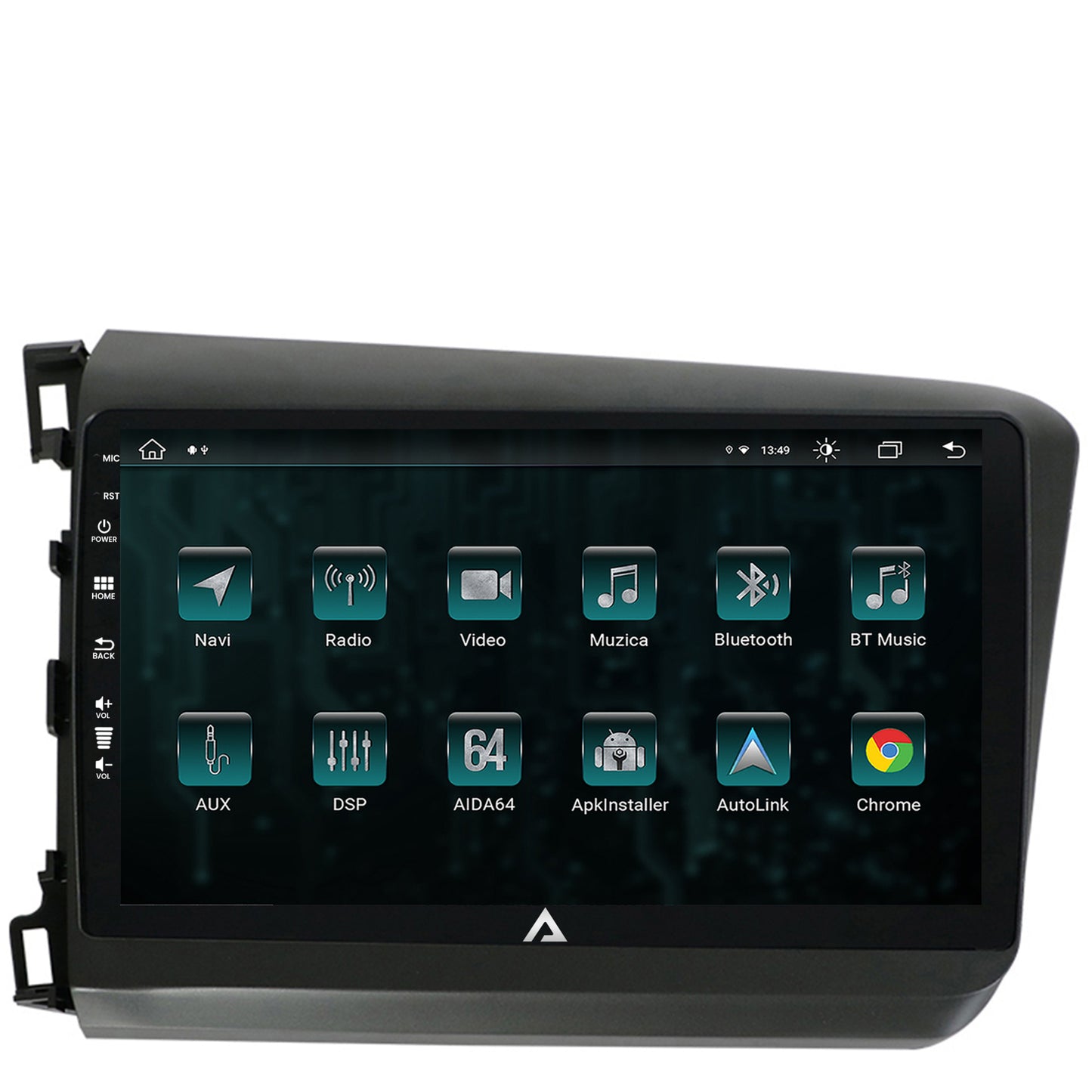 Navigatie Honda Civic (2012-2015), Android, Z-Octacore / 8GB RAM + 256GB ROM, 9 Inch - AD-BGZ9008+AD-BGRKIT007