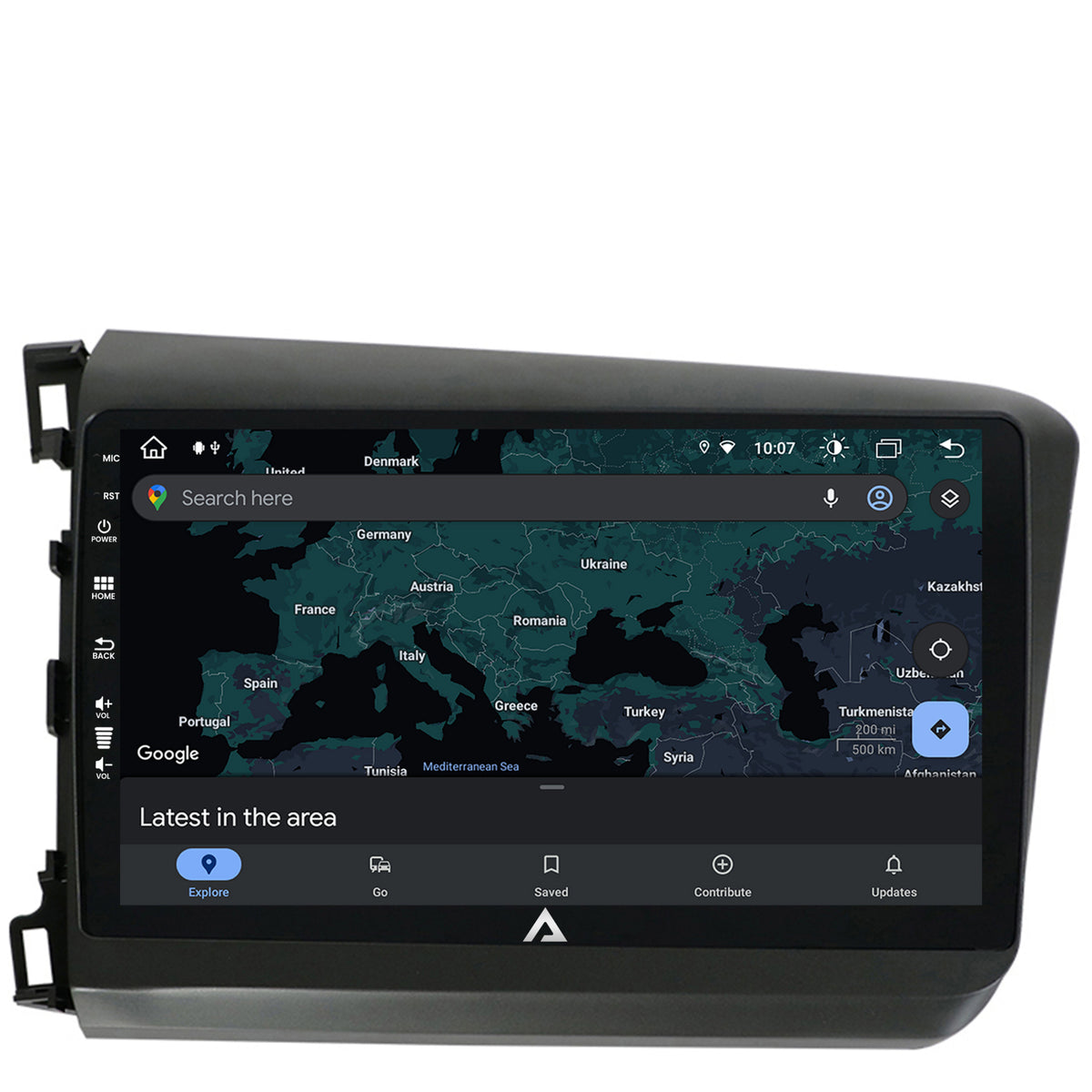 Navigatie Honda Civic (2012-2015), Android, Z-Octacore / 8GB RAM + 256GB ROM, 9 Inch - AD-BGZ9008+AD-BGRKIT007