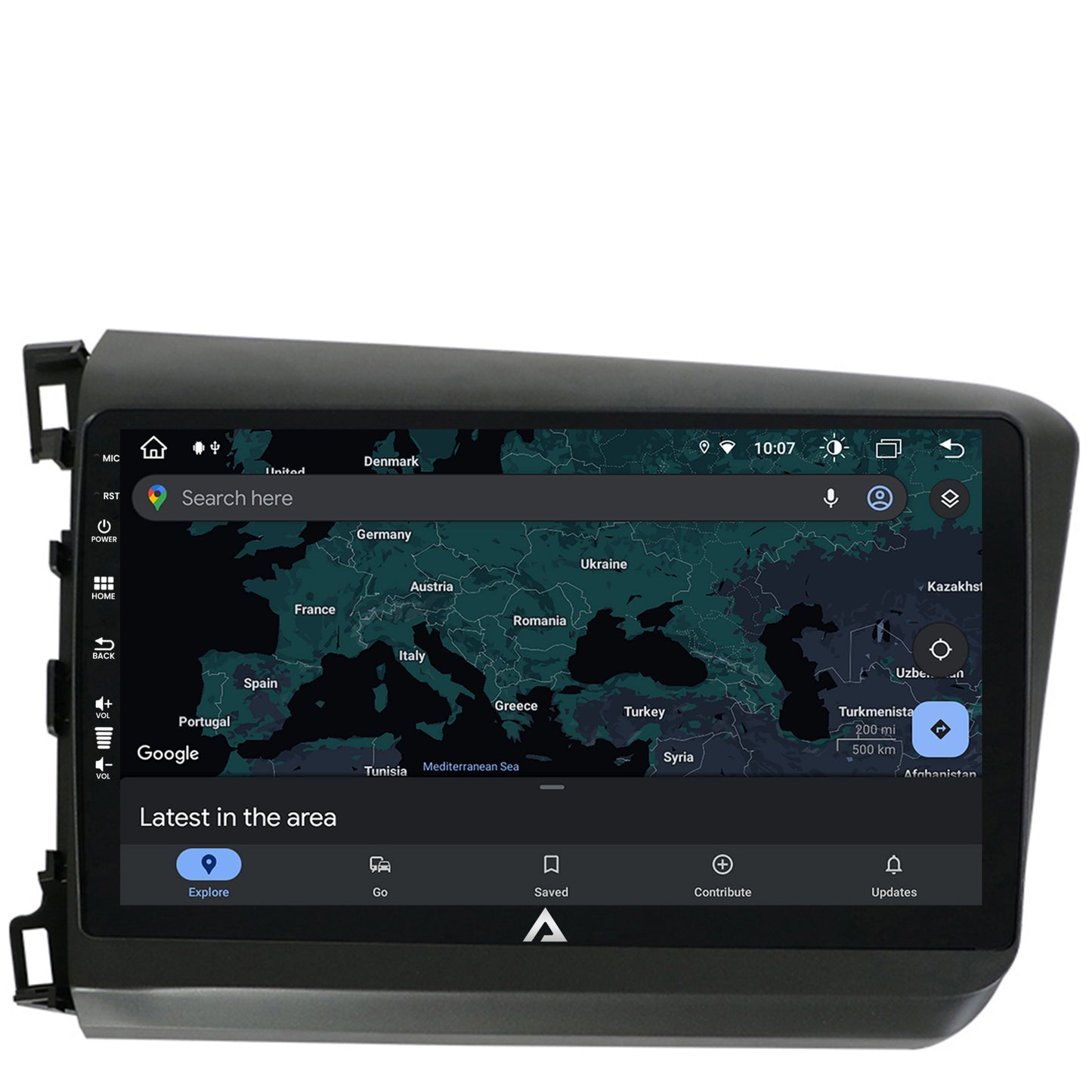 Navigatie Honda Civic (2012-2015), Android, Z-Octacore / 8GB RAM + 256GB ROM, 9 Inch - AD-BGZ9008+AD-BGRKIT007