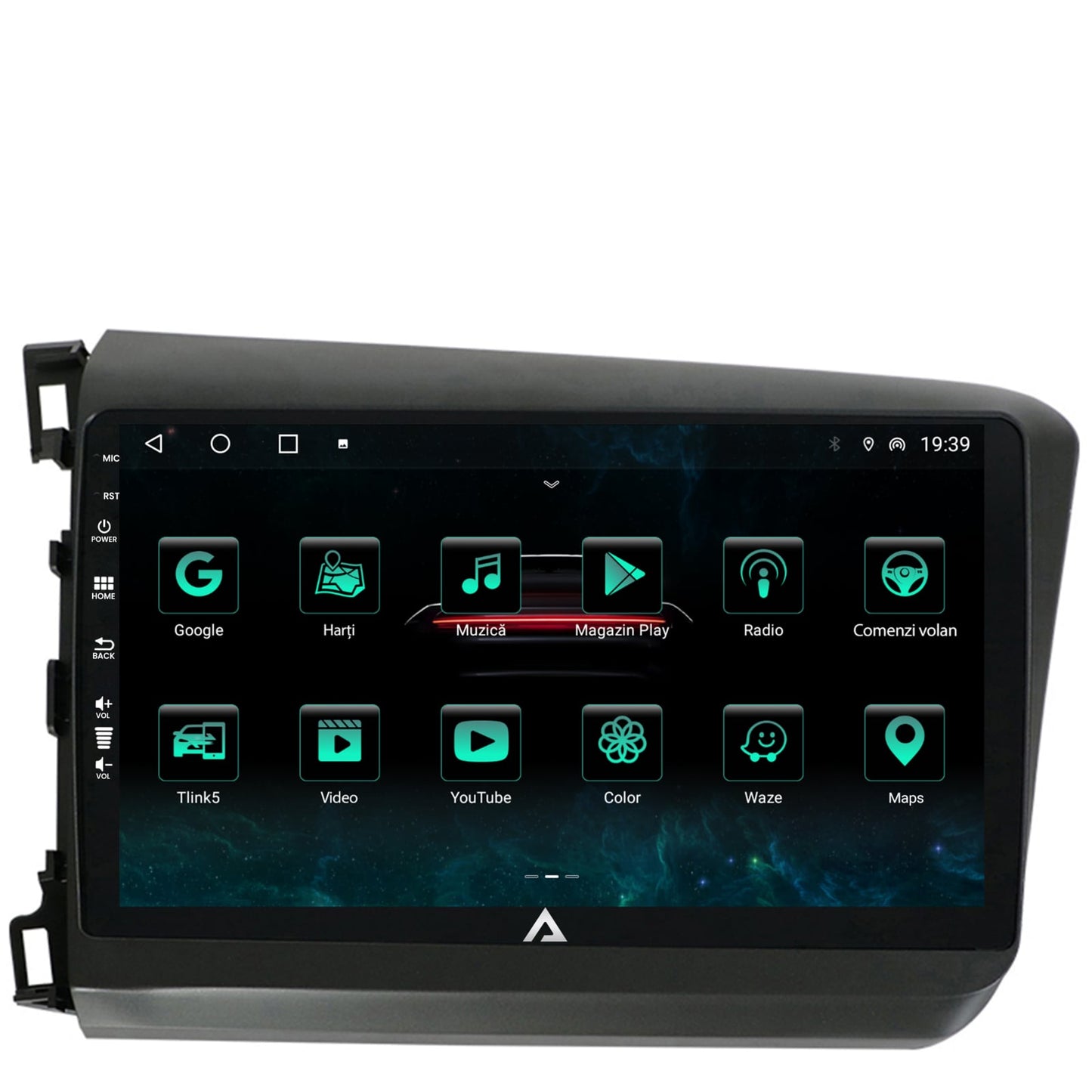 Navigatie Honda Civic (2012-2015), Android, A-Octacore / 4GB RAM + 64GB ROM, 9 Inch - AD-BGA9004+AD-BGRKIT007