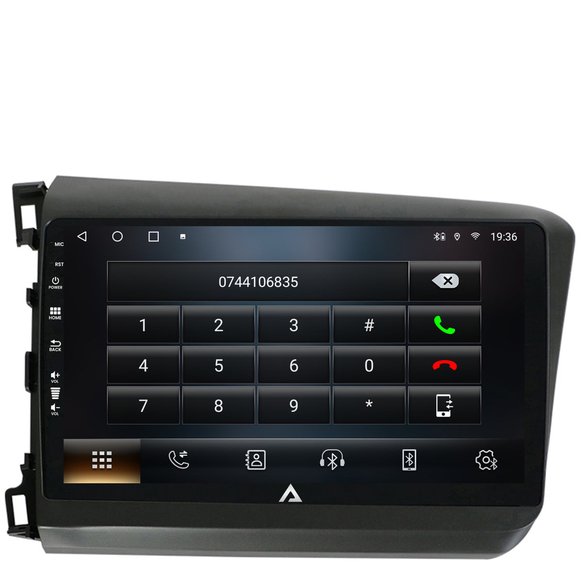 Navigatie Honda Civic (2012-2015), Android, A-Octacore / 4GB RAM + 64GB ROM, 9 Inch - AD-BGA9004+AD-BGRKIT007