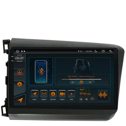 Navigatie Honda Civic (2012-2015), Android, V-Octacore / 4GB RAM + 64GB ROM, 9.5 Inch - AD-BGV9004+AD-BGRKIT007
