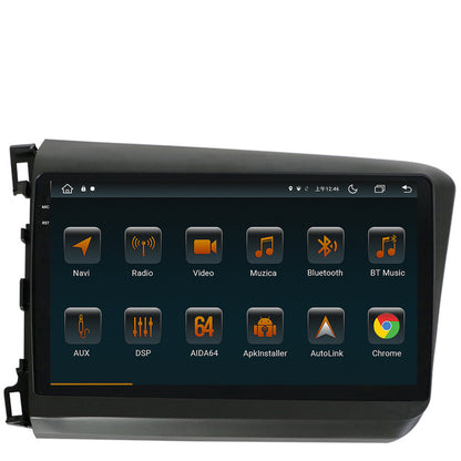 Navigatie Honda Civic (2012-2015), Android, V-Octacore / 4GB RAM + 64GB ROM, 9.5 Inch - AD-BGV9004+AD-BGRKIT007