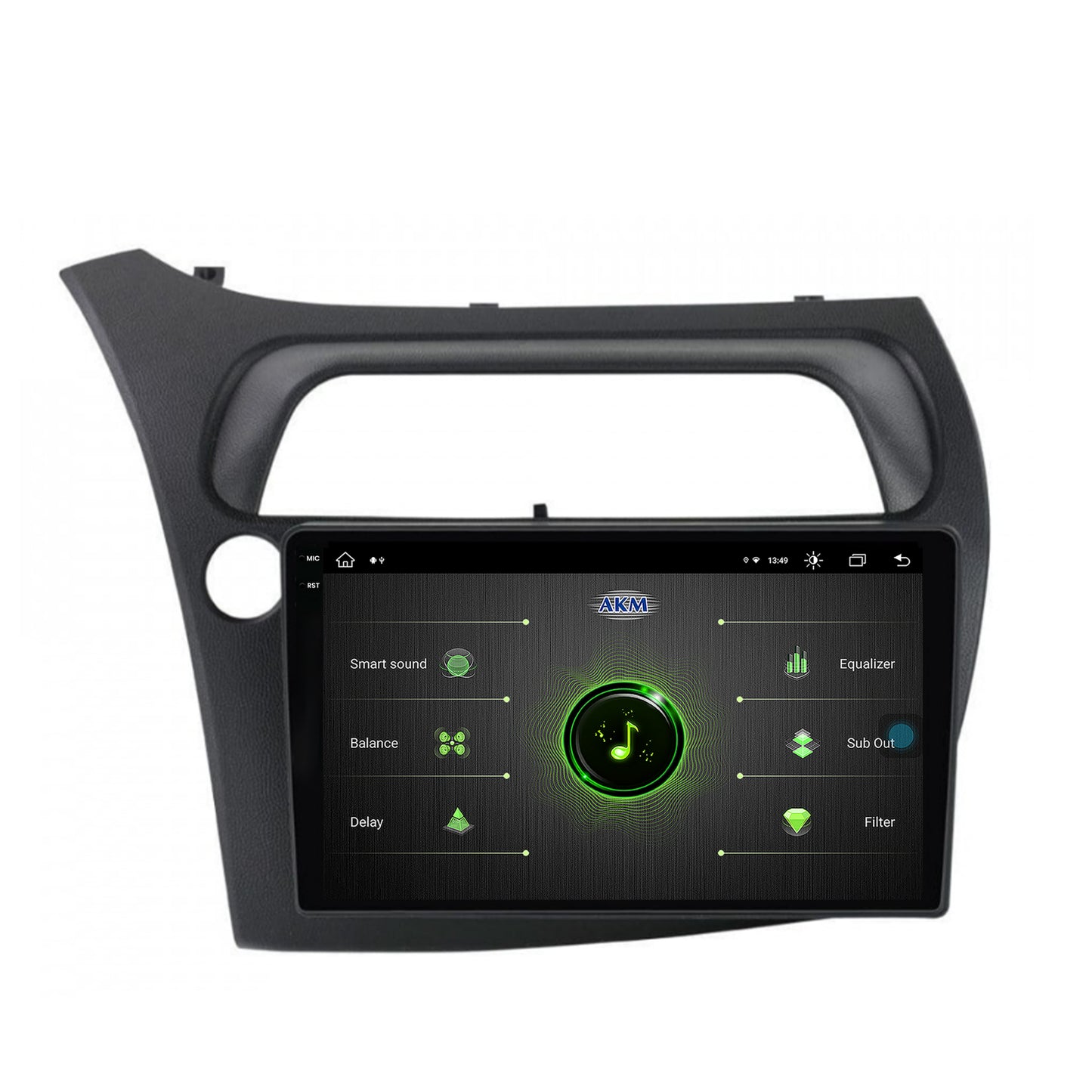 Navigatie Honda Civic Hatchback (2006-2011), Android, V-Octacore / 4GB RAM + 64GB ROM, 9.5 Inch - AD-BGV9004+AD-BGRKIT020