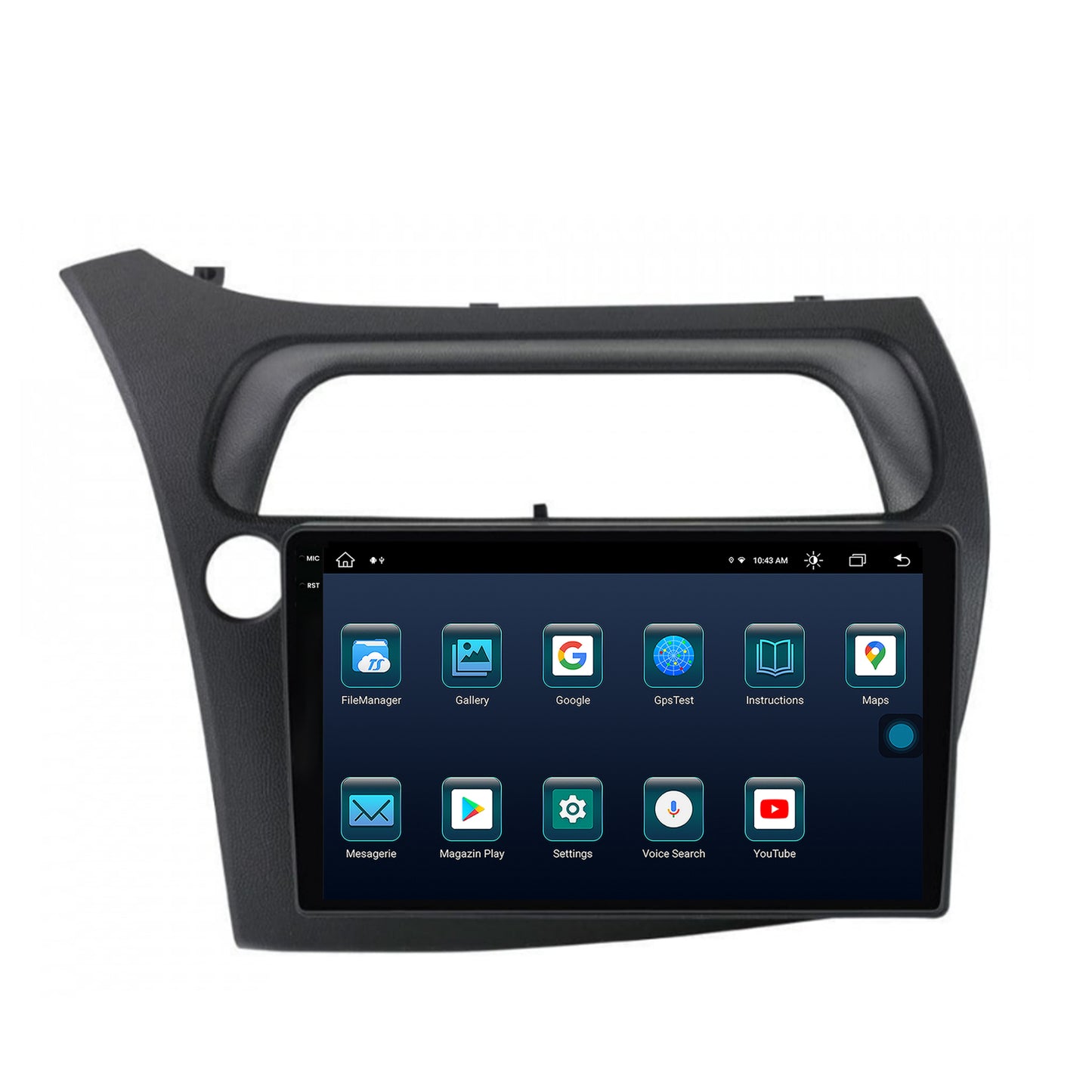 Navigatie Honda Civic Hatchback (2006-2011), Android, X-Octacore / 8GB RAM + 256GB ROM, 9.5 Inch - AD-BGX9008+AD-BGRKIT020