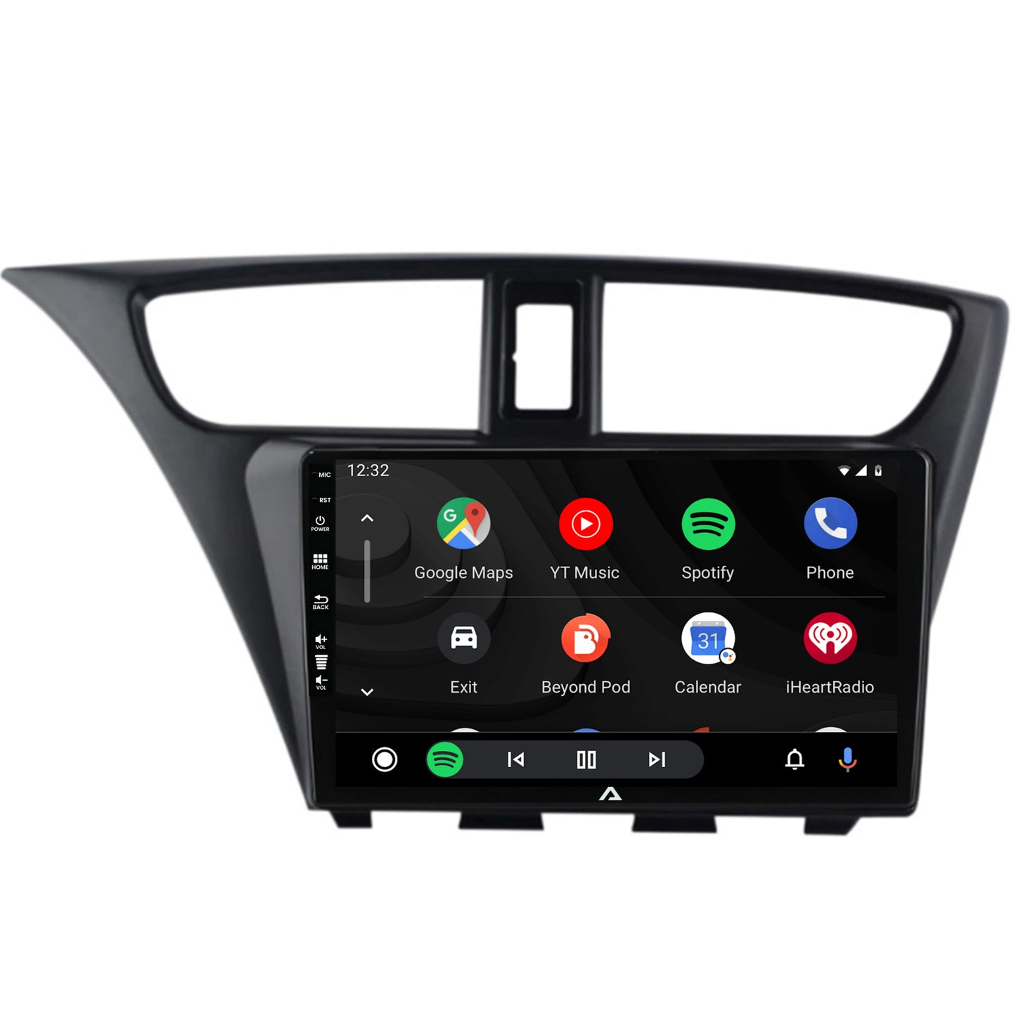 Navigatie Honda Civic Hatchback (2012-2015), Android, E-Octacore / 2GB RAM + 32GB ROM, 9 Inch - AD-BGE9002+AD-BGRKIT019