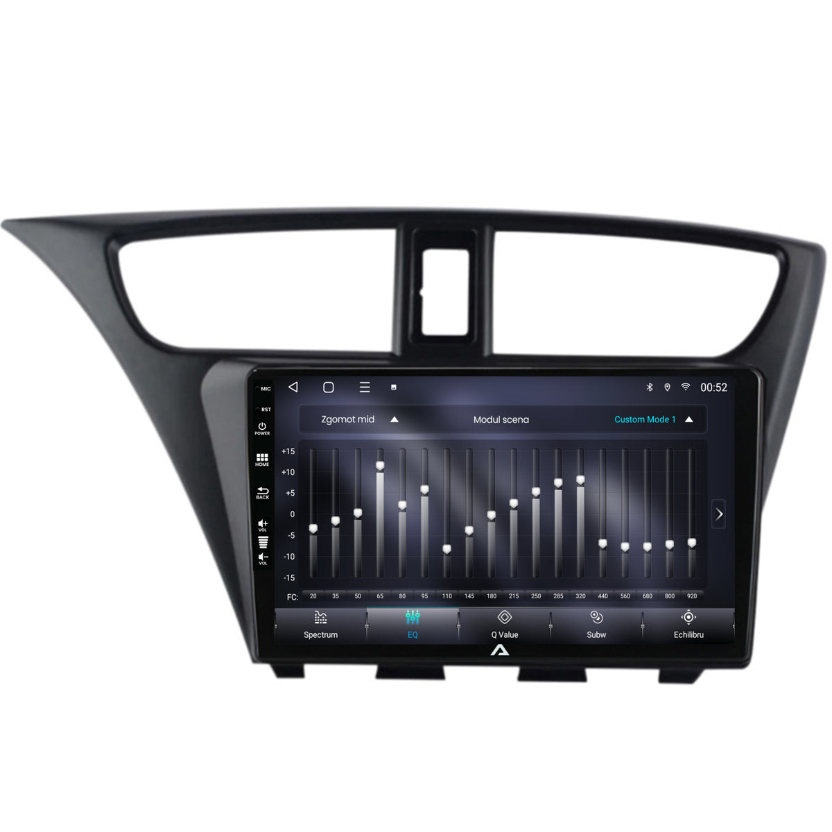 Navigatie Honda Civic Hatchback (2012-2015), Android, P-Octacore / 2GB RAM + 32GB ROM, 9 Inch - AD-BGP9002+AD-BGRKIT019