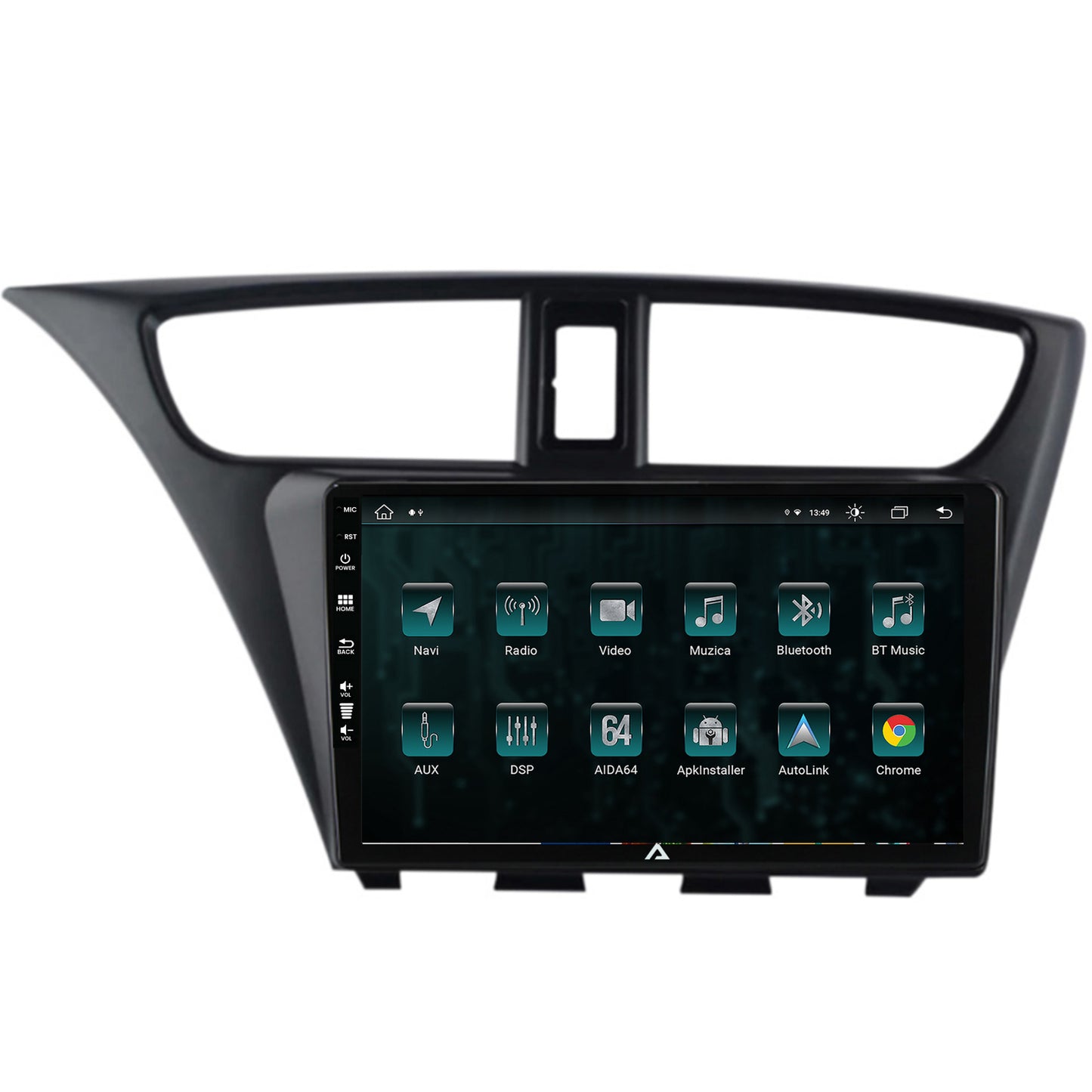 Navigatie Honda Civic Hatchback (2012-2015), Android, Z-Octacore / 8GB RAM + 256GB ROM, 9 Inch - AD-BGZ9008+AD-BGRKIT019