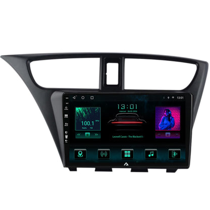 Navigatie Honda Civic Hatchback (2012-2015), Android, A-Octacore / 4GB RAM + 64GB ROM, 9 Inch - AD-BGA9004+AD-BGRKIT019