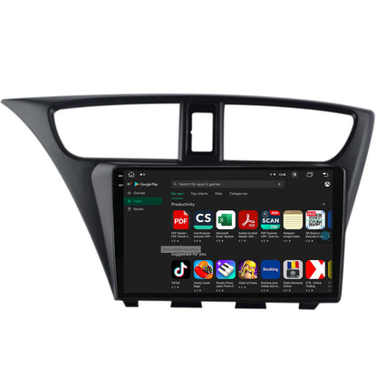 Navigatie Honda Civic Hatchback (2012-2015), Android, V-Octacore / 4GB RAM + 64GB ROM, 9.5 Inch - AD-BGV9004+AD-BGRKIT019
