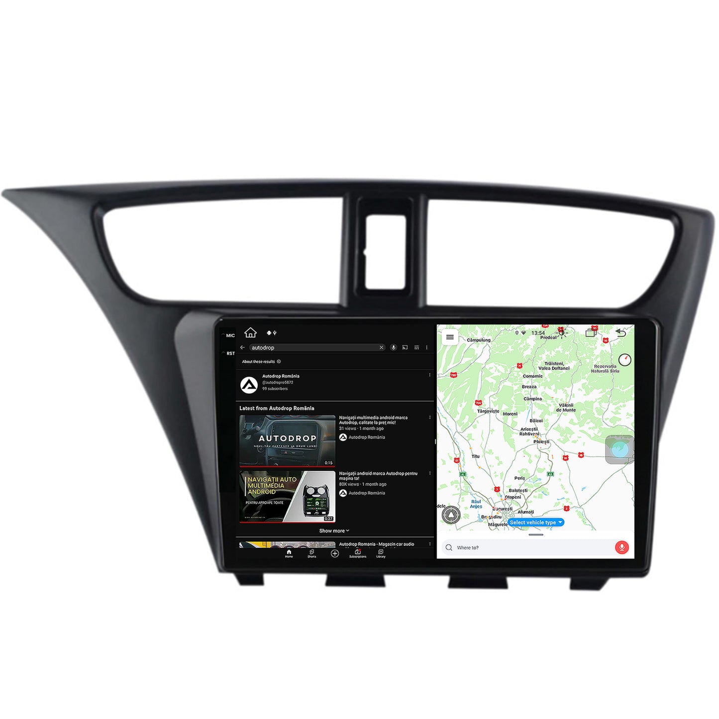 Navigatie Honda Civic Hatchback (2012-2015), Android, V-Octacore / 4GB RAM + 64GB ROM, 9.5 Inch - AD-BGV9004+AD-BGRKIT019
