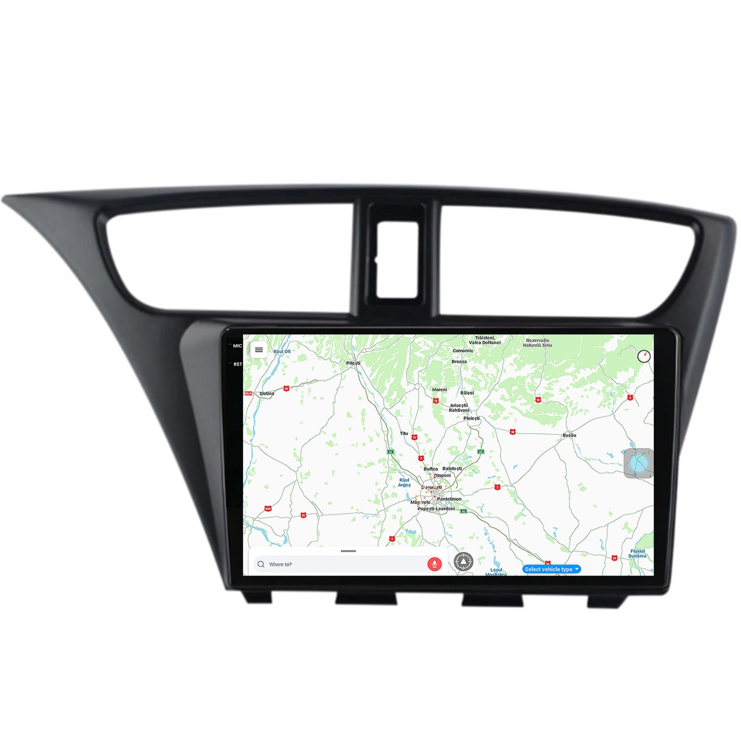 Navigatie Honda Civic Hatchback (2012-2015), Android, X-Octacore / 8GB RAM + 256GB ROM, 9.5 Inch - AD-BGX9008+AD-BGRKIT019
