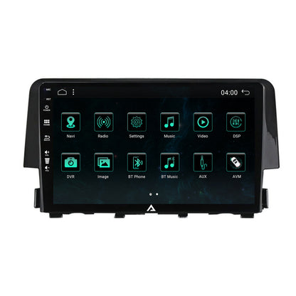 Navigatie Honda Civic X / Sedan (2015-2021), Android, A-Octacore / 4GB RAM + 64GB ROM, 9 Inch - AD-BGA9004+AD-BGRKIT004