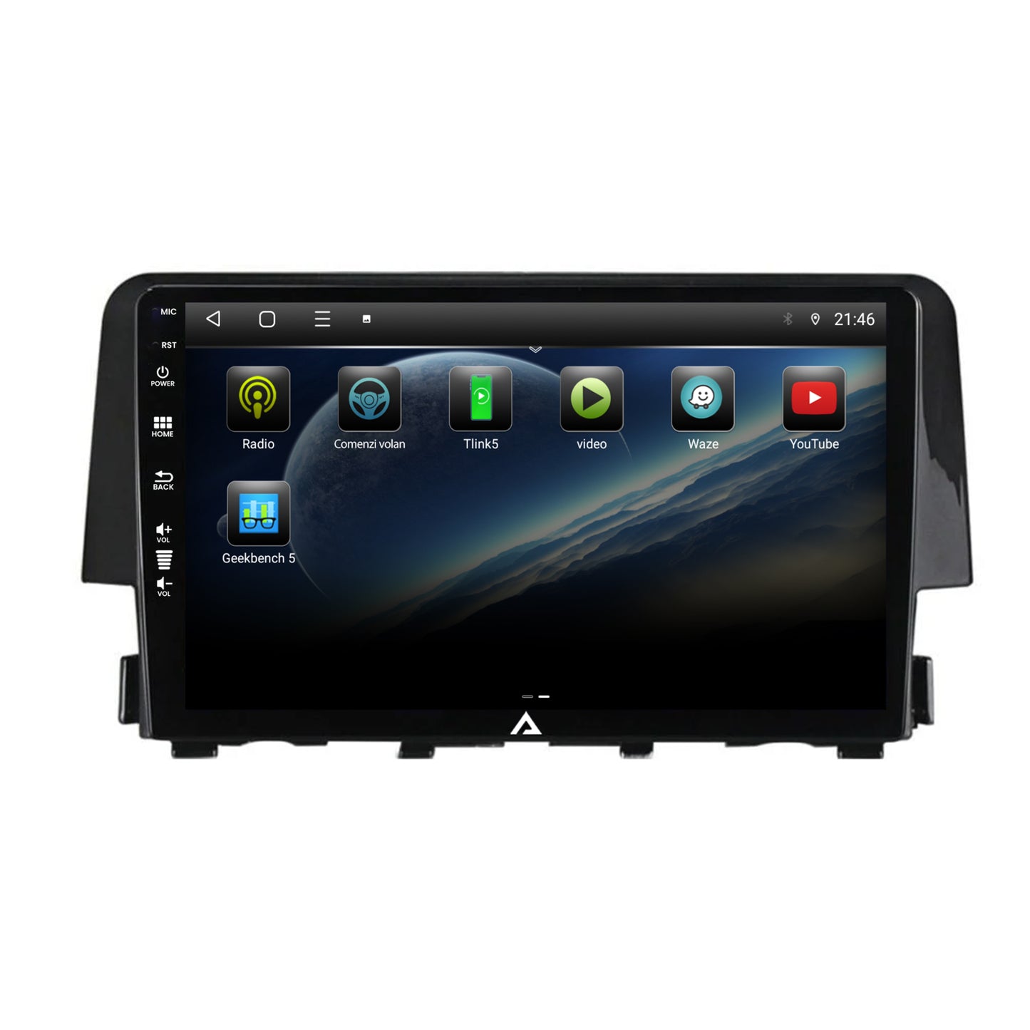 Navigatie Honda Civic X / Sedan (2015-2021), Android, P-Octacore / 2GB RAM + 32GB ROM, 9 Inch - AD-BGP9002+AD-BGRKIT004