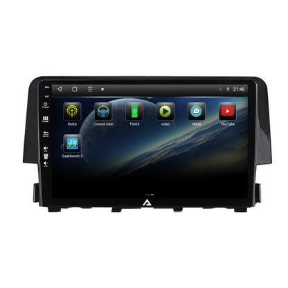 Navigatie Honda Civic X / Sedan (2015-2021), Android, P-Octacore / 2GB RAM + 32GB ROM, 9 Inch - AD-BGP9002+AD-BGRKIT004