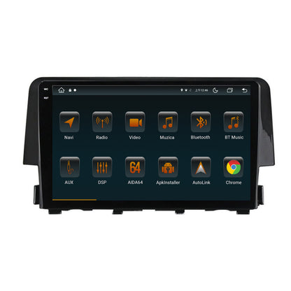 Navigatie Honda Civic X / Sedan (2015-2021), Android, V-Octacore / 4GB RAM + 64GB ROM, 9.5 Inch - AD-BGV9004+AD-BGRKIT004