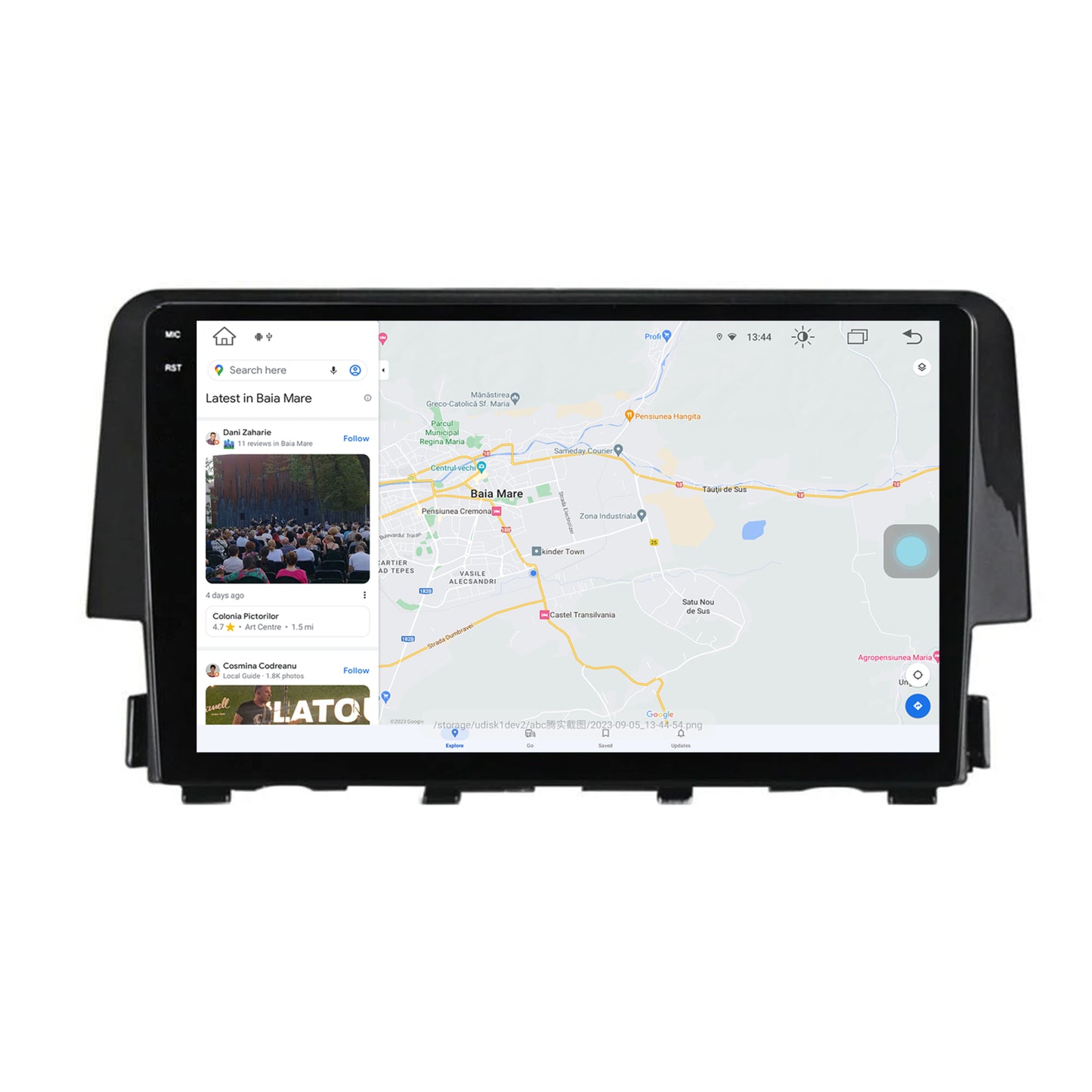 Navigatie Honda Civic X / Sedan (2015-2021), Android, X-Octacore / 8GB RAM + 256GB ROM, 9.5 Inch - AD-BGX9008+AD-BGRKIT004