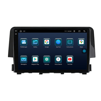Navigatie Honda Civic X / Sedan (2015-2021), Android, X-Octacore / 8GB RAM + 256GB ROM, 9.5 Inch - AD-BGX9008+AD-BGRKIT004