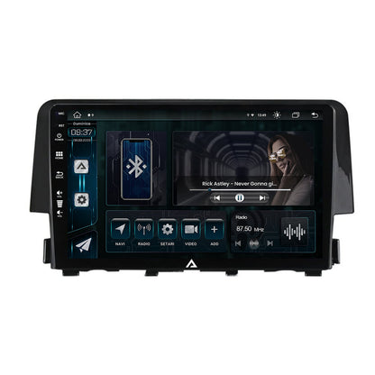 Navigatie Honda Civic X / Sedan (2015-2021), Android, Z-Octacore / 8GB RAM + 256GB ROM, 9 Inch - AD-BGZ9008+AD-BGRKIT004