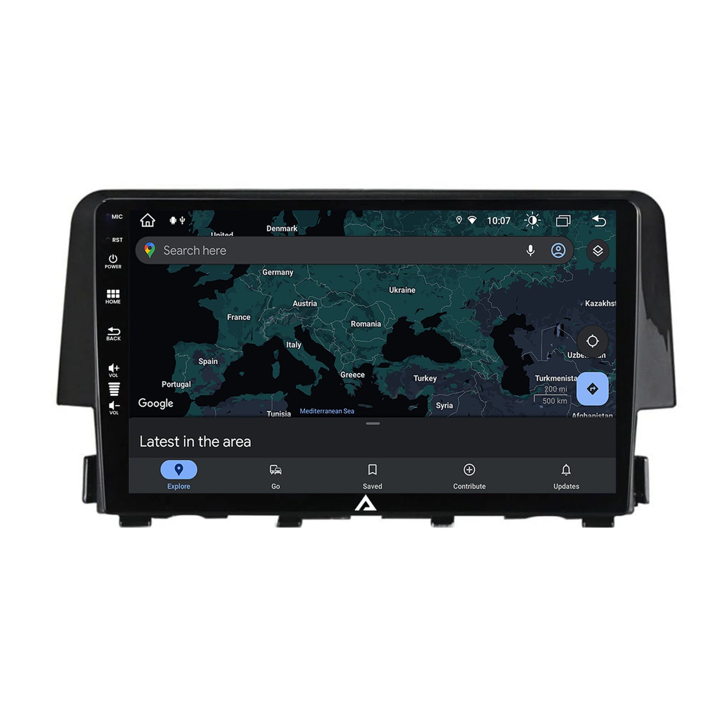 Navigatie Honda Civic X / Sedan (2015-2021), Android, Z-Octacore / 8GB RAM + 256GB ROM, 9 Inch - AD-BGZ9008+AD-BGRKIT004
