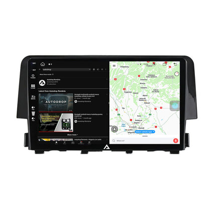 Navigatie Honda Civic X / Sedan (2015-2021), Android, Z-Octacore / 8GB RAM + 256GB ROM, 9 Inch - AD-BGZ9008+AD-BGRKIT004