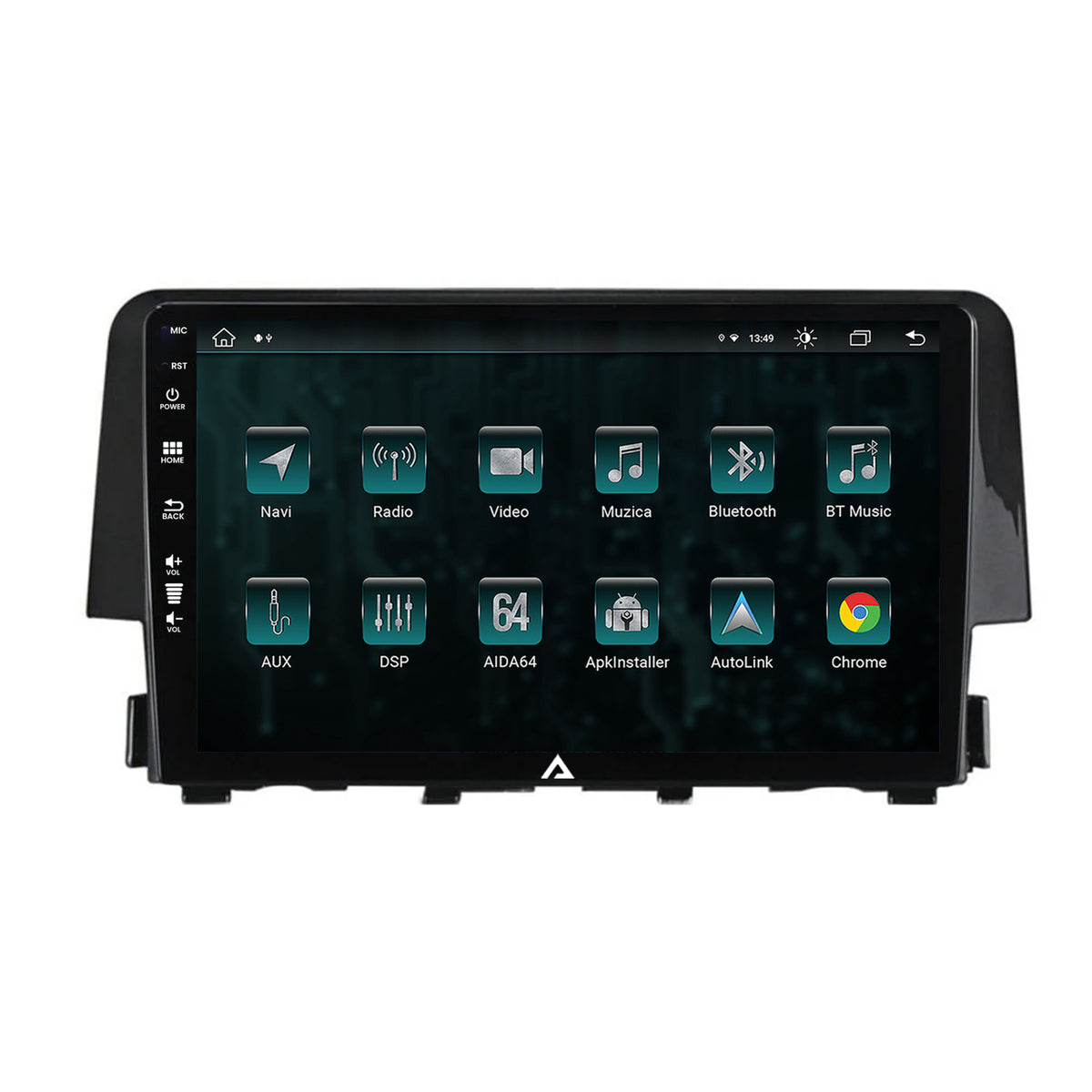 Navigatie Honda Civic X / Sedan (2015-2021), Android, Z-Octacore / 8GB RAM + 256GB ROM, 9 Inch - AD-BGZ9008+AD-BGRKIT004