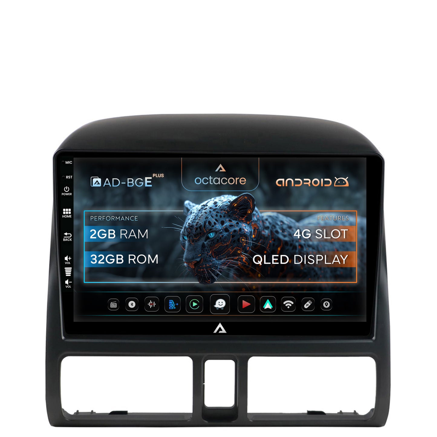Navigatie Honda CRV (1998-2005), Android, E-Octacore / 2GB RAM + 32GB ROM, 9 Inch - AD-BGE9002+AD-BGRKIT017