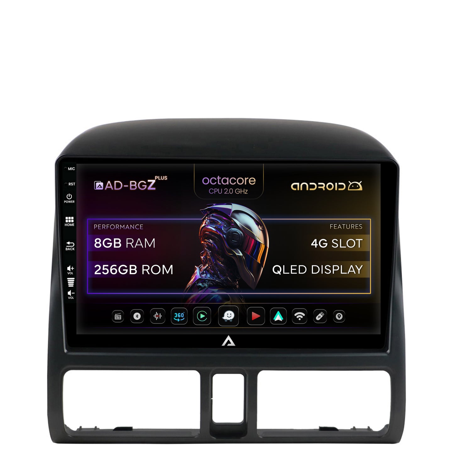 Navigatie Honda CRV (1998-2005), Android, Z-Octacore / 8GB RAM + 256GB ROM, 9 Inch - AD-BGZ9008+AD-BGRKIT017