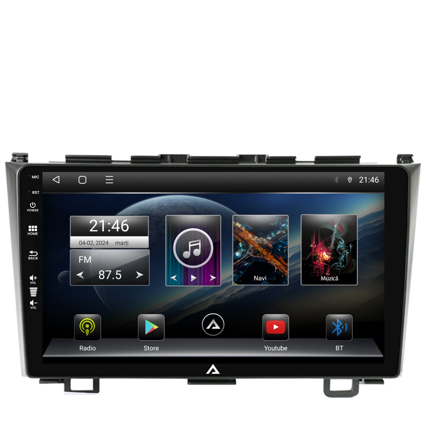Navigatie Honda CRV (2006-2012), Android, E-Octacore / 2GB RAM + 32GB ROM, 9 Inch - AD-BGE9002+AD-BGRKIT006