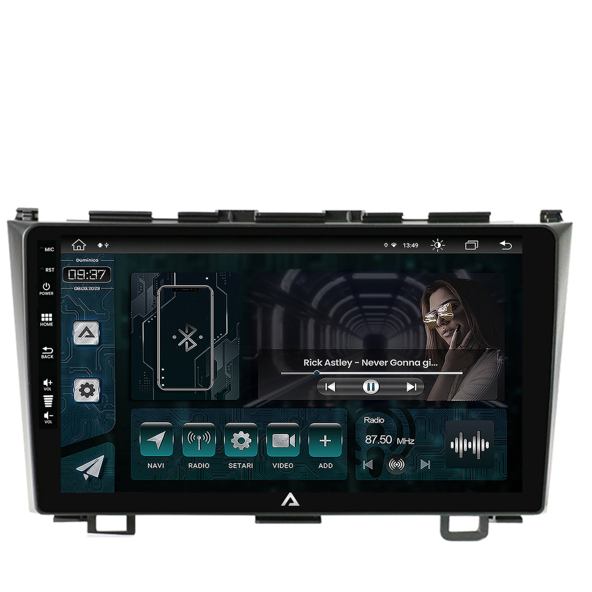 Navigatie Honda CRV (2006-2012), Android, Z-Octacore / 8GB RAM + 256GB ROM, 9 Inch - AD-BGZ9008+AD-BGRKIT006
