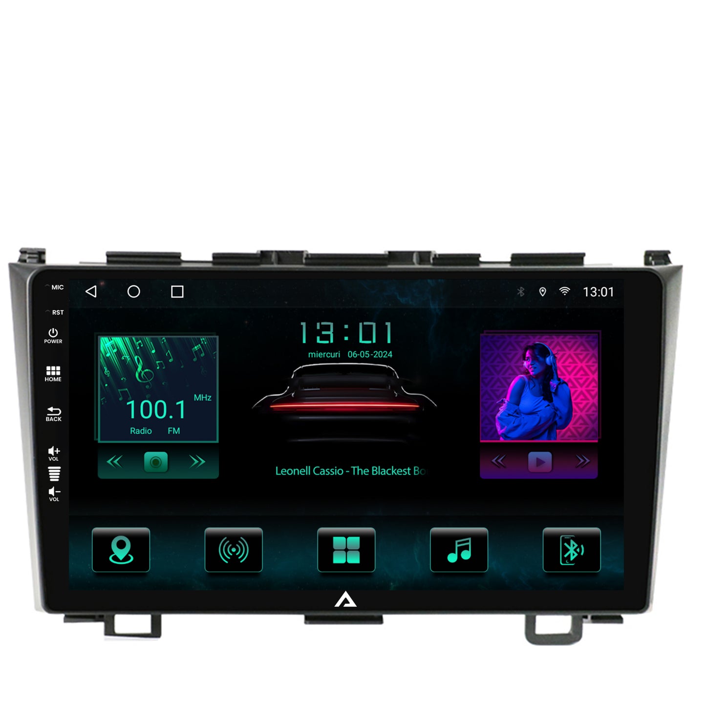 Navigatie Honda CRV (2006-2012), Android, A-Octacore / 4GB RAM + 64GB ROM, 9 Inch - AD-BGA9004+AD-BGRKIT006