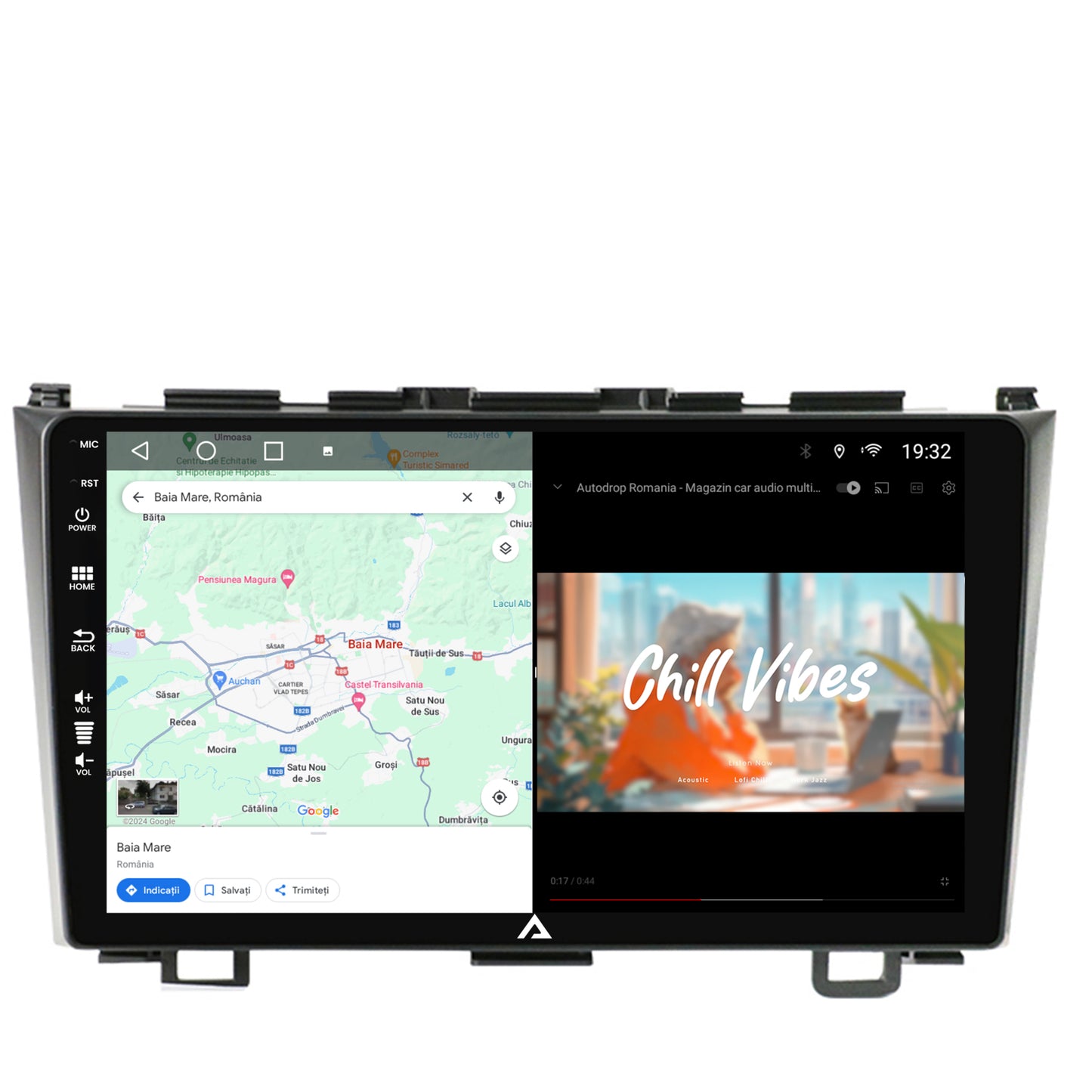 Navigatie Honda CRV (2006-2012), Android, A-Octacore / 4GB RAM + 64GB ROM, 9 Inch - AD-BGA9004+AD-BGRKIT006