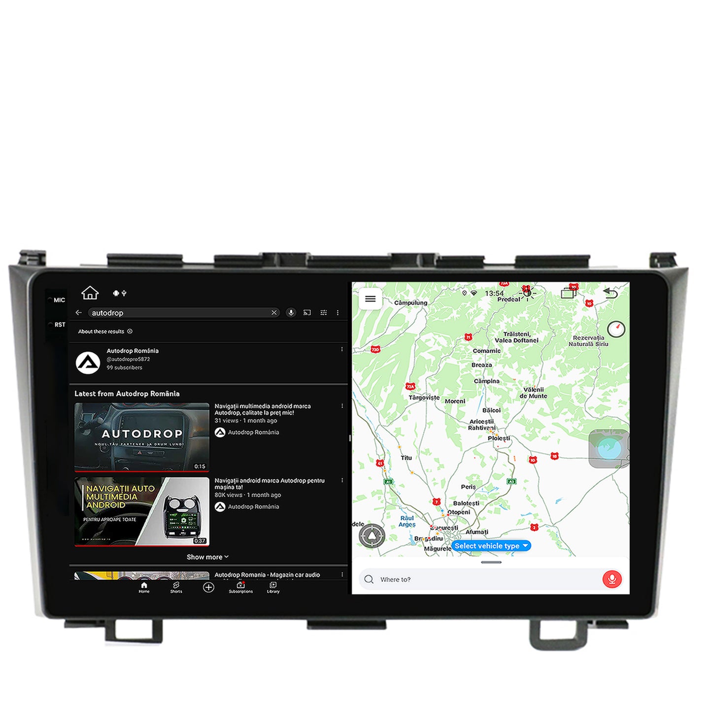 Navigatie Honda CRV (2006-2012), Android, X-Octacore / 8GB RAM + 256GB ROM, 9.5 Inch - AD-BGX9008+AD-BGRKIT006