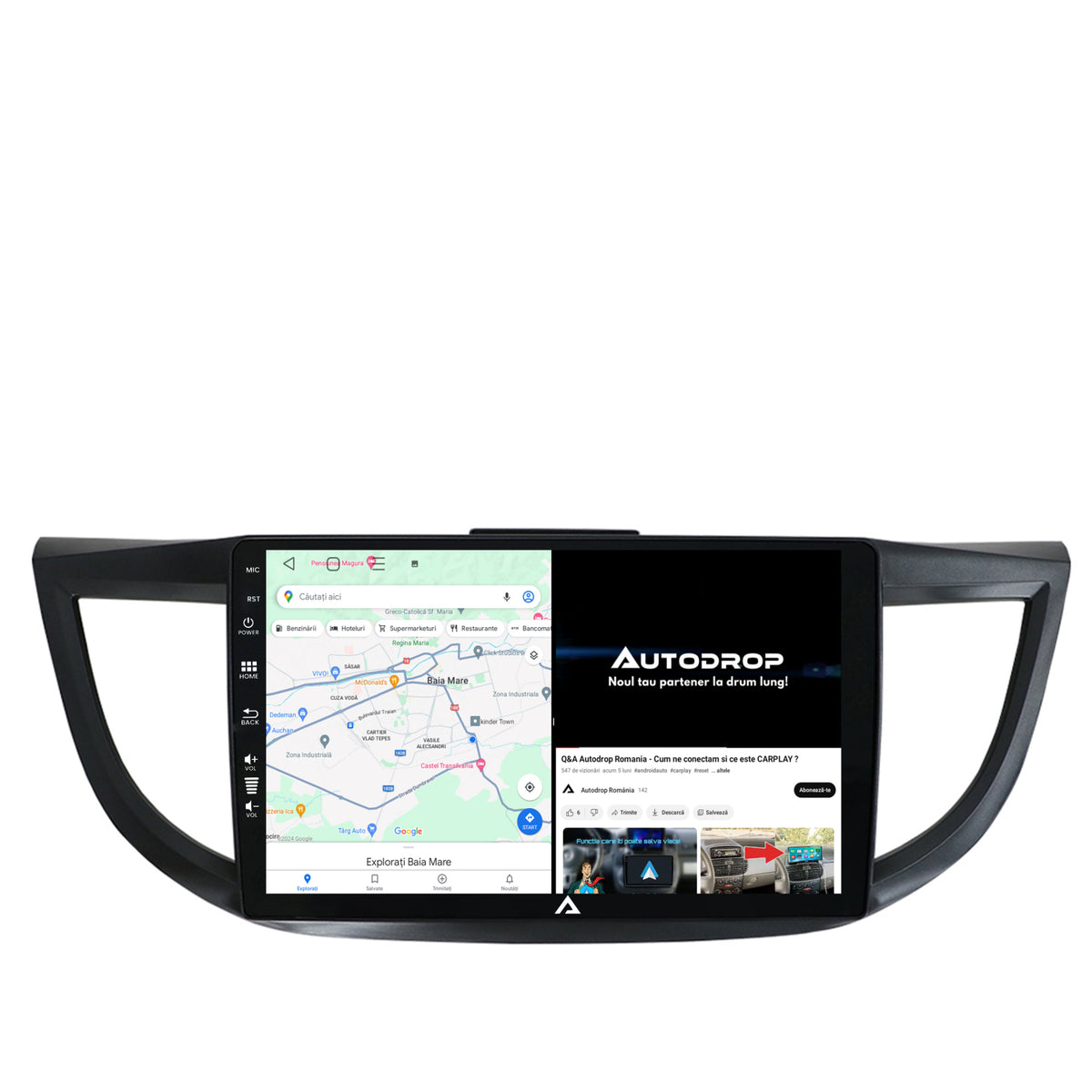 Navigatie Honda CRV (2011-2016), Android, E-Octacore / 2GB RAM + 32GB ROM, 9 Inch - AD-BGE10002+AD-BGRKIT003