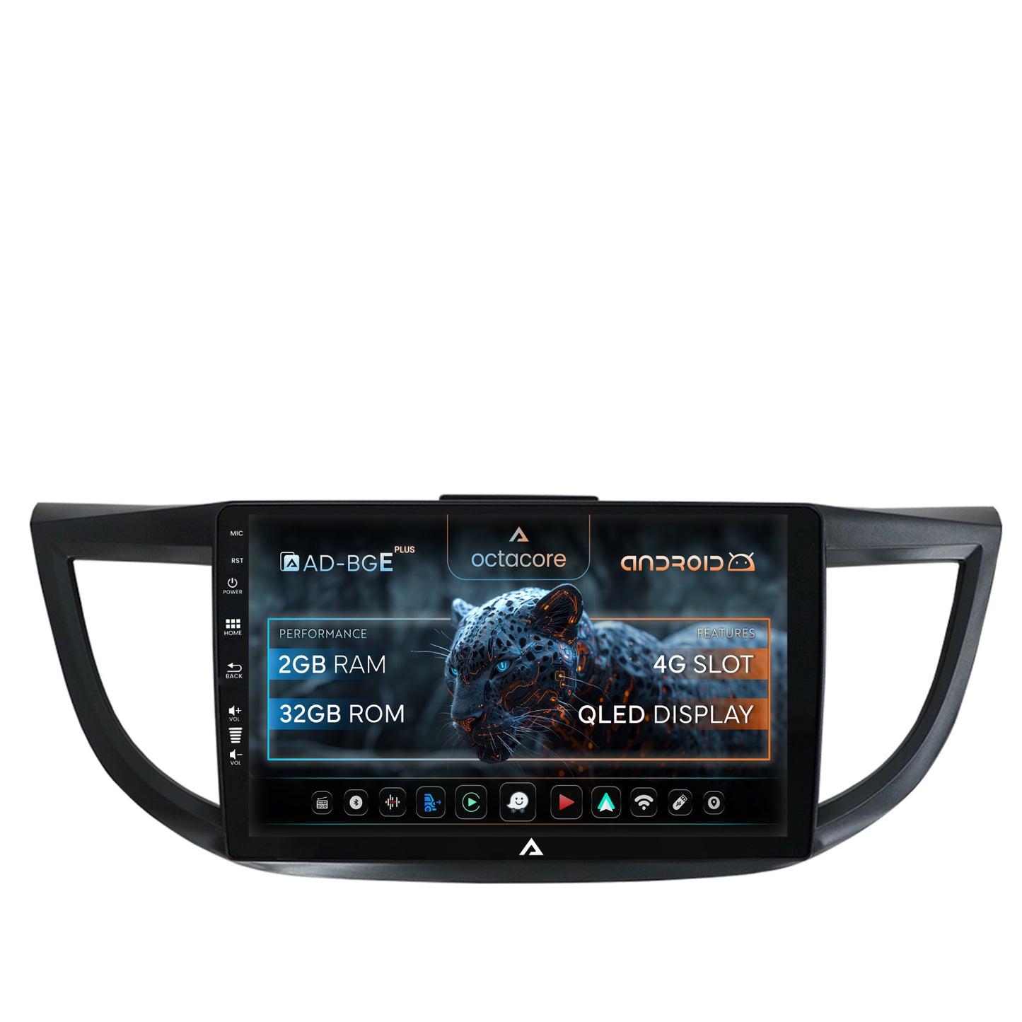 Navigatie Honda CRV (2011-2016), Android, E-Octacore / 2GB RAM + 32GB ROM, 9 Inch - AD-BGE10002+AD-BGRKIT003