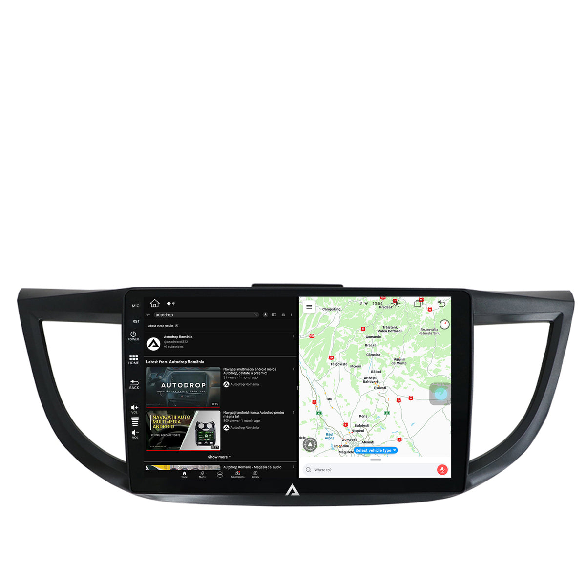 Navigatie Honda CRV (2011-2016), Android, Z-Octacore / 8GB RAM + 256GB ROM, 9 Inch - AD-BGZ9008+AD-BGRKIT003
