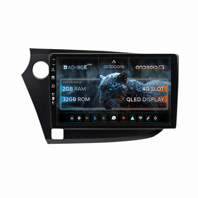 Navigatie Honda Insight (2009-2014), Android, E-Octacore / 2GB RAM + 32GB ROM, 9 Inch - AD-BGE9002+AD-BGRKIT009