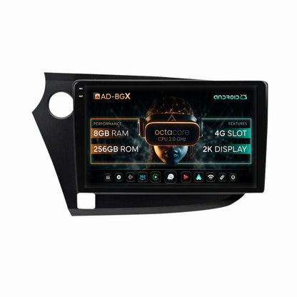 Navigatie Honda Insight (2009-2014), Android, X-Octacore / 8GB RAM + 256GB ROM, 9.5 Inch - AD-BGX9008+AD-BGRKIT009