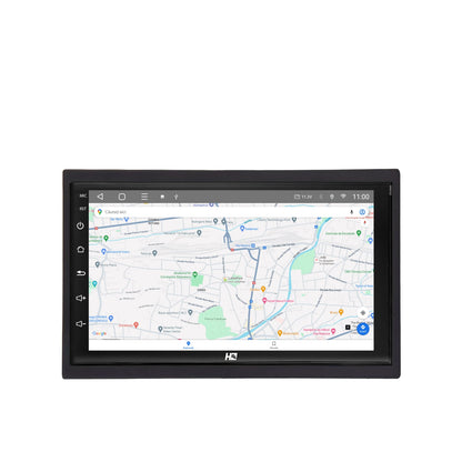 Navigatie HUB64 2DIN Universal, 4GB RAM, Android, Octacore, Slot Sim 4G, DSP, GPS, Wi-FI, Carplay, Android Auto, USB, Bluetooth, Waze, Touchscreen, 7 inch