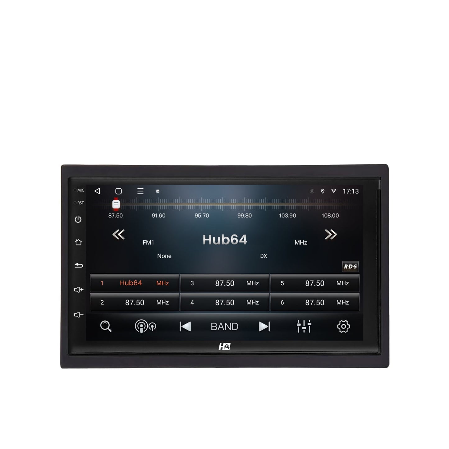 Navigatie HUB64 2DIN Universal, 4GB RAM, Android, Octacore, Slot Sim 4G, DSP, GPS, Wi-FI, Carplay, Android Auto, USB, Bluetooth, Waze, Touchscreen, 7 inch