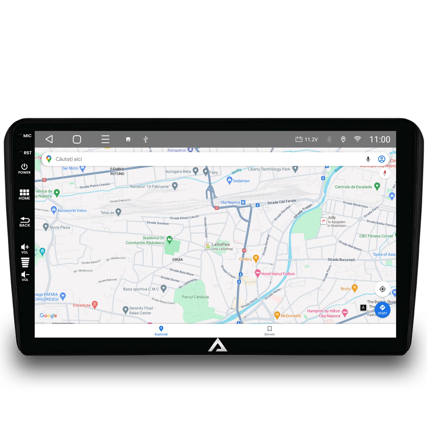 Navigatie HUB64 Audi A3, 6GB RAM, Android, Octacore, Slot Sim 4G, DSP, GPS, Wi-FI, Carplay, Android Auto, USB, Bluetooth, Waze, Touchscreen, 9 Inch