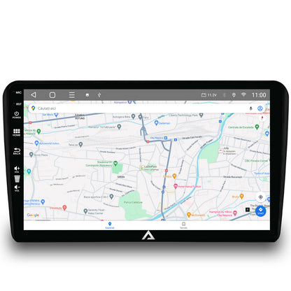 Navigatie HUB64 Audi A3, 6GB RAM, Android, Octacore, Slot Sim 4G, DSP, GPS, Wi-FI, Carplay, Android Auto, USB, Bluetooth, Waze, Touchscreen, 9 Inch