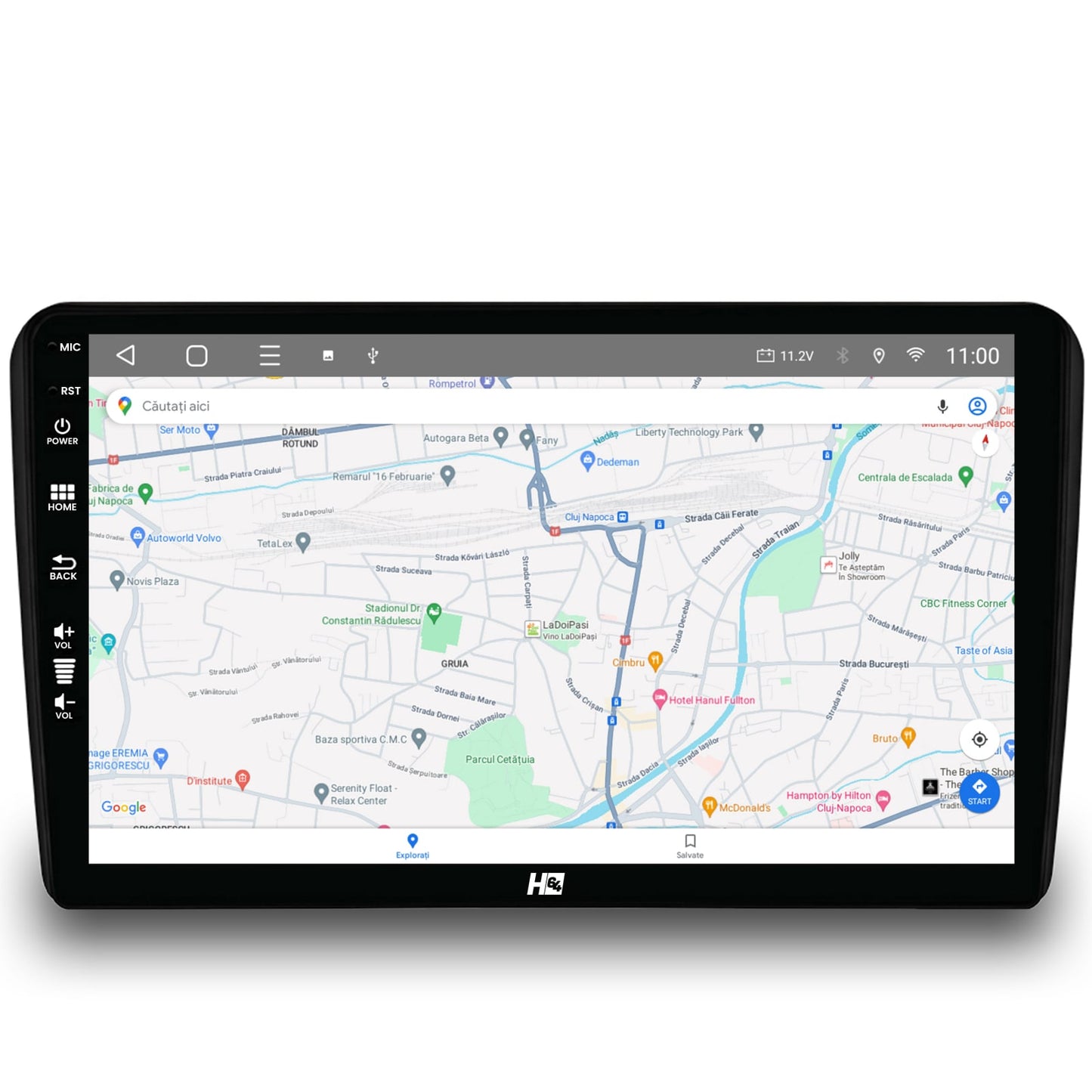 Navigatie HUB64 Audi A3/ S3/ RS3, 4GB RAM, Android, Quadcore, DSP, GPS, Wi-FI, Carplay, Android Auto, USB, Bluetooth, Waze, Touchscreen, 9 inch